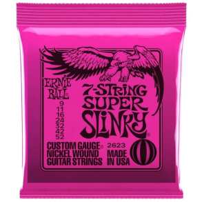 Ernie Ball 2623 7-String Super Slinky Nickel
